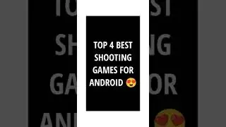 TOP 4 BEST SHOOTING GAMES FOR ANDROID 😍🔥। #GamerShubhamyt