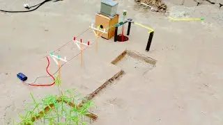 Making Mini water pump Science Project || Mini well Construction