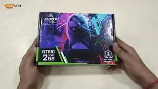 Unboxing AARVEX NVIDIA GeForce GT 610 2GB DDR3 Graphics Card | KRGKART