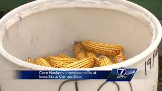 Huskers strut their stuff at the Iowa State Corn Husking Competition