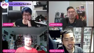 Indie Horror Comic - Damned Cursed Children  - Live with Howard Wong, Josh Stafford & Robin Simon Ng