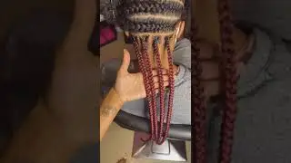 Medium Knotless Braids 💕