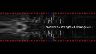 Examples of manupilation of audio with ffmpeg - crossfeed