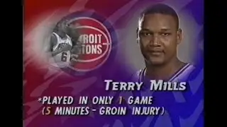 Terry Mills' First Points with the Detroit Pistons