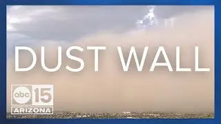 Large dust wall in the East Valley