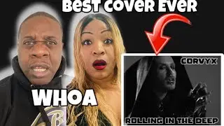Gave Us Chills!!  Corvyx Coven - Rolling In The Deep (Male Cover Dark Cinematic Version) Reaction