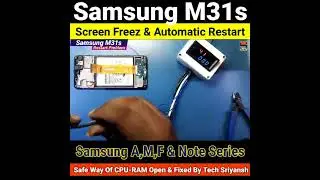 🔄 Restarting Problem Samsung Mobile #samsung #cpureballing #hardwarerepair #SriyanshMobileLab