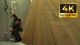 Tom Cruise hangs onto an airplane 4K HDR | Mission: Impossible - Rogue Nation