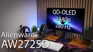 Hervorragender QD-OLED-Monitor mit 280 Hz und WQHD Aufl&ouml;sung f&uuml;r Gamer - Alienware AW2725D im Test