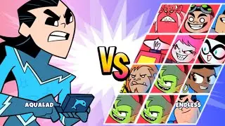 Teen Titans Go Jump Jousts 2 - Aqualad (CN Games)