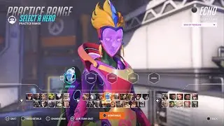 [PS5] Bird of Paradise Echo skin - Overwatch 2 Support a Streamer skin Showcase