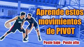 Movimientos de PIVOT efectivos 🔥 |poste bajo - poste alto| 🏀