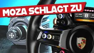 MOZA Neuheiten der GAMESCOM: 25 Nm Power und neue Porsche Wheels!