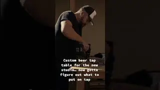 Built a custom beer tap table&hellip;oh and here&rsquo;s a preview of a new song #shorts