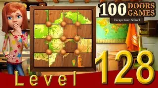 JOGO ESCAPE FROM SCHOOL - 100 DOORS GAMES | 100 PORTAS LEVEL 128 PASSO A PASSO | LVL 128 WALKTHROUGH