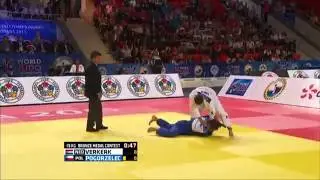 Marhinde Verkerk vs Daria Pogorzelec World Judo Championships 2015