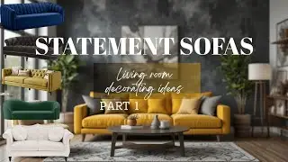 Statement Sofas Living room decorating ideas sofa design, color combo @interior_essentials_studio