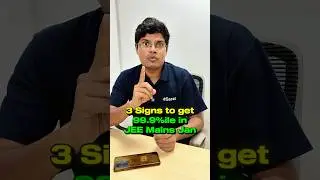 REALITY of 99.9%ile in JEE Mains 2026 January | IIT Motivation #shorts #esaral #iit #jee