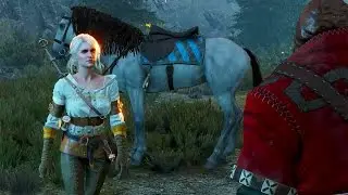 Ciri Horse Racing with Bloody Baron at Crow's Perch (Witcher 3 | Ciri's Story: The Race Quest)
