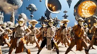 Surreal AI Dance - The Moving Stone Town | AI Art