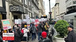 What Day 1 of the WGA Strike Looks Like So Far | THR News