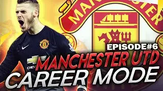 FIFA 16 Manchester UTD Career Mode - THE BRICK WALL, DAVID DE GEA!! - Ep. 6 (Career Mode Live)