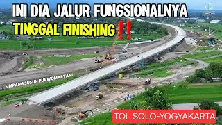 TINGGAL PENYEMPURNAAN‼️ Jalur Simpang Susun Purwomartani Siap Dukung Arus Lebaran 2026