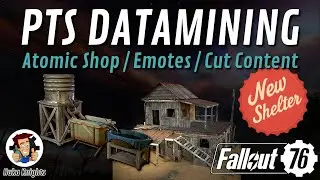 Fallout 76 PTS Datamining Предметы в Атомной лавке, новое убежище, новые эмоции и вырезанный конт...