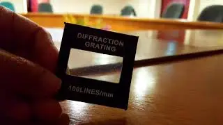 155 Diffraction Grating Interference Pattern