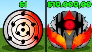 JUUBI do NARUTO DE R$1 VS R$10.000