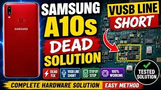Samsung A10s dead Solution vusb line short 