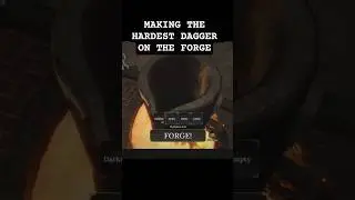MAKING THE HARDEST DAGGER, HOOK 1/16 ON THE FORGE WITH PURE DARKRYTE #roblox #theforge