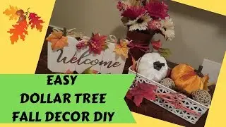 Easy Dollar Tree Fall Decor DIYs for Less than $5 Each | Dollar Tree Fall Floral Challenge