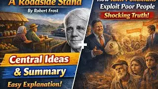 ||A Road side stand||Summary and central Ideas #aroadsidestand #robertfrost #englishliterature #cbse