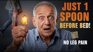 Just 1 Spoon Before Bed to Restore Leg Strength and Feel 20 again | Night Routine for Seniors
