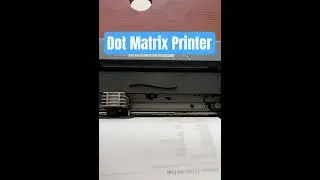 Epson LQ-350 Dot Matrix Printer  #printer #epson #bilalsworkshop