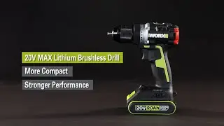 60Nm Torque | Worx WU182 20V 13mm Brushless Drill