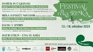 Festival reka Reka: Dvorak in Čajkovski, oktober 2025