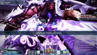 [PSO2] punting defenseless titan into submission (codec tinkering)