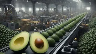 Inside a Modern Avocado Ice Cream Processing Factory | Full Process