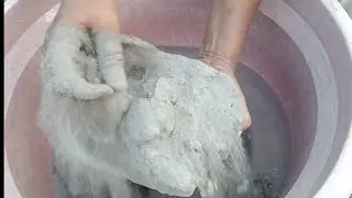 ASMR Relaxing silky smooth sand Hee sand full Dusty Dry paste silky smooth dipping crumble in 🌊🥶🏖️☀️
