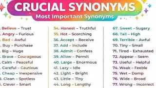 Synonyms|English grammar for competitive exams|English vocabulary|phrasal verbs in English grammar||