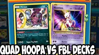 Updated QUAD Hoopa Deck! VS Forbidden Light Decks! Is it Still Good?! NO Tapu Lele GX! PTCGO