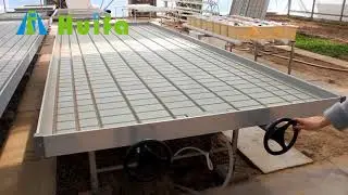 Operation and demonstration of seedbed ebb and flow rolling bench