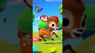 Spotted Deer | French Nursery Rhymes for Children's | French | SHORTS