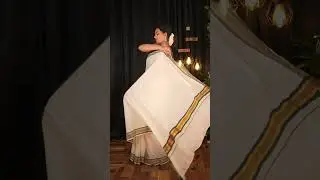 Tharangini Kerala Kasavu Saree | White Cotton Kasavu Saree with Green border - I Love Sarees