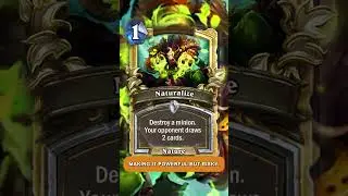 Hearthstone | The Druid spell card Naturalize #hearthstone #druid #cardbuilder