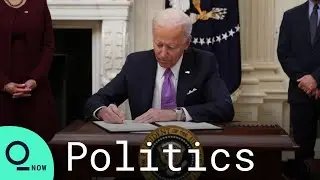 Biden Signs 10 Covid-Related Executive Orders at the White House