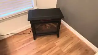Duraflame Freestanding Electric Fireplace Stove Heater Review, Very attractive and works well