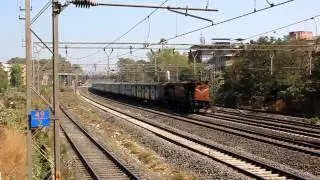 ALCo Chugging Delight: KYN WDG-3A with Hyderabad - CST express